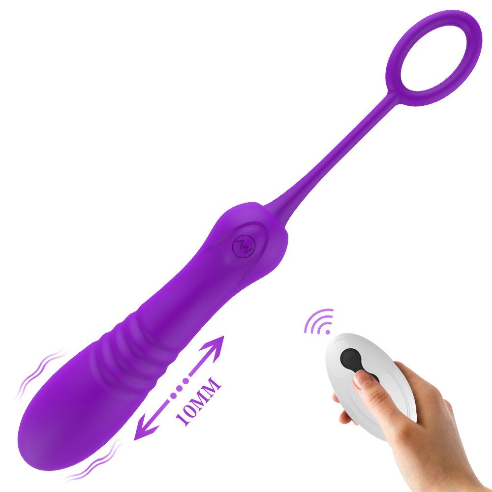 Vaginal Telescopic Vibrator Wireless Clitoral G Spot Stimulator Vibrating Egg Dildo Masturbation Sex Toy For Women