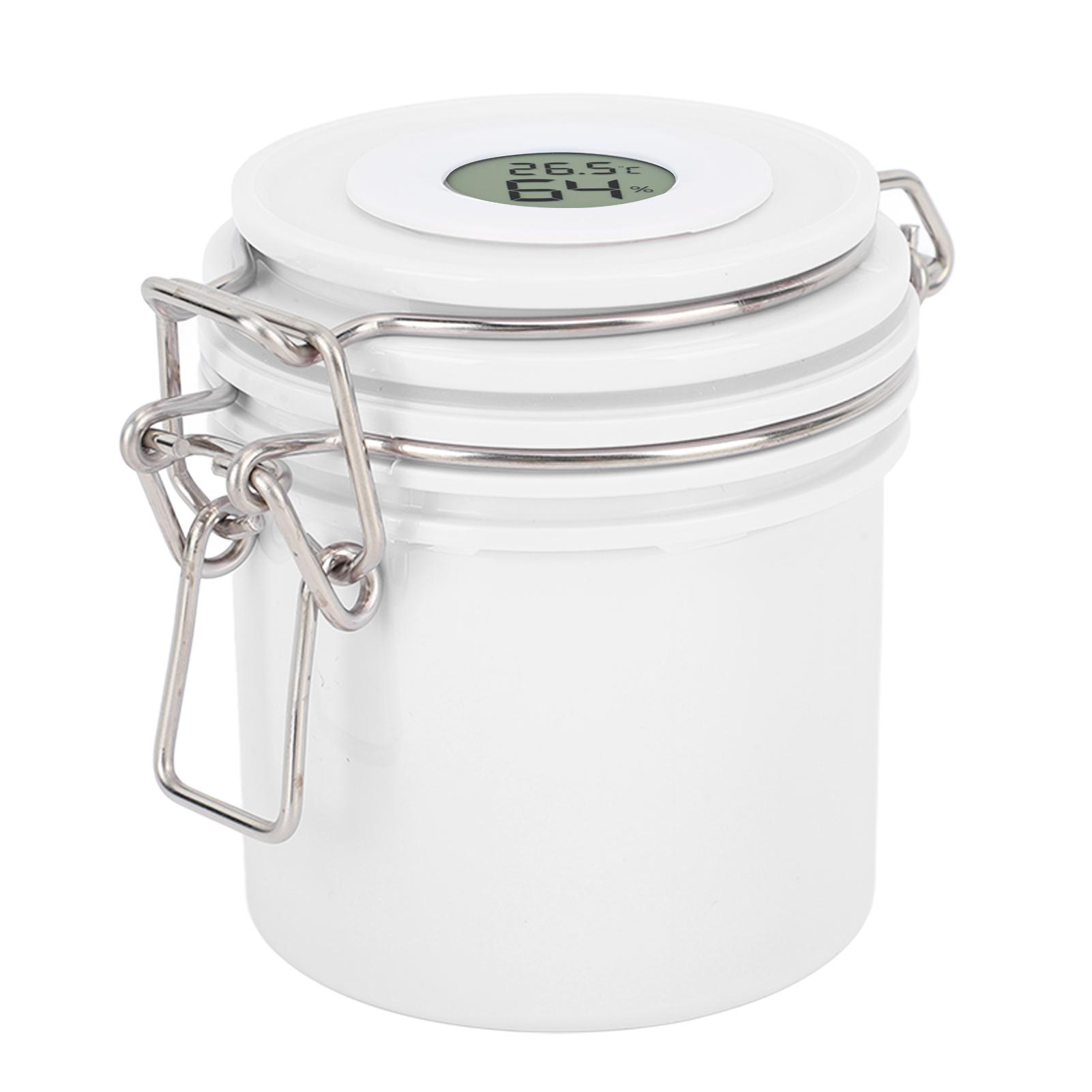 

200ml Eyelash Glue Storage Tank with Screen Display Sealed Jar Activated Carbon Container for Lash белый