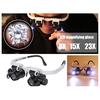 Stirnband Brille Lupe Mit LED-Licht 8X 15X 23X Uhrmacher Juwelier Lupe