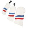 3PCS Golf Club Head Cover for Driver Fairway Woods Headcovers Golf Accessories Hybrid UT Head Covers Set