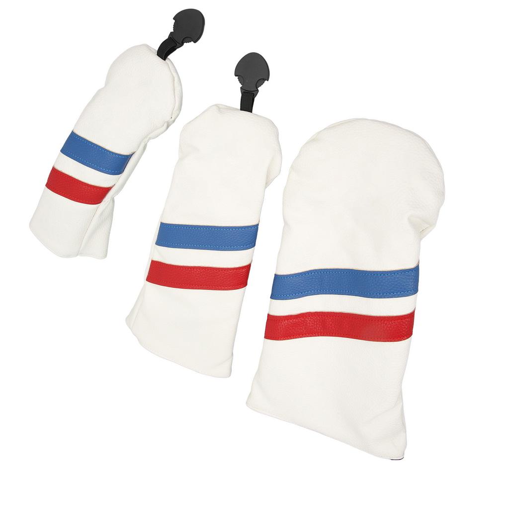 3PCS Golf Club Head Cover for Driver Fairway Woods Headcovers Golf Accessories Hybrid UT Head Covers Set