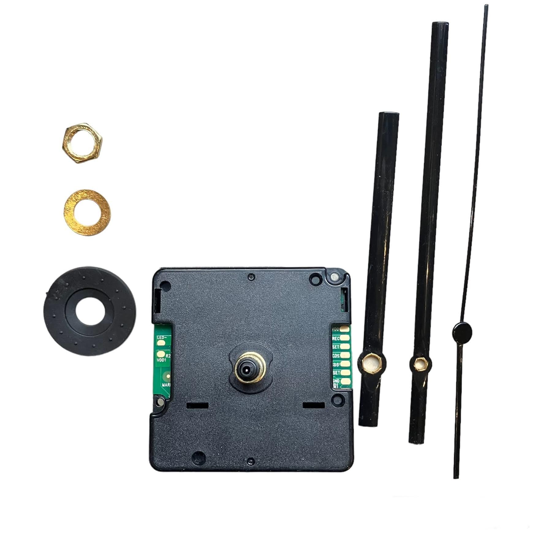 

Roost manual Radio clock movement with DIY wall mounting bracket automatic clock radio wave second [Japanese included] hands, hanging, included,