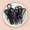 10Pcs Salon Hair Clip Waved U Shaped Plastic 3.3''Hair Sticks Barrettes Styling Hairstyle Tool Hair Accessories For Women Girls