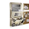 Wall-Mounted Dorm Storage Hanging Organizer for Students' Bed & Wardrobe