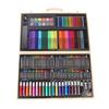 Kids Drawing Kit Wood Box Packed Assorted Bright Colors Multi Purpose Wooden Art Set for Children