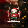 Nordic Style Xmas Tree Pendant Santa Clasu Christmas Ornament Christmas Hanging Decoration  Party