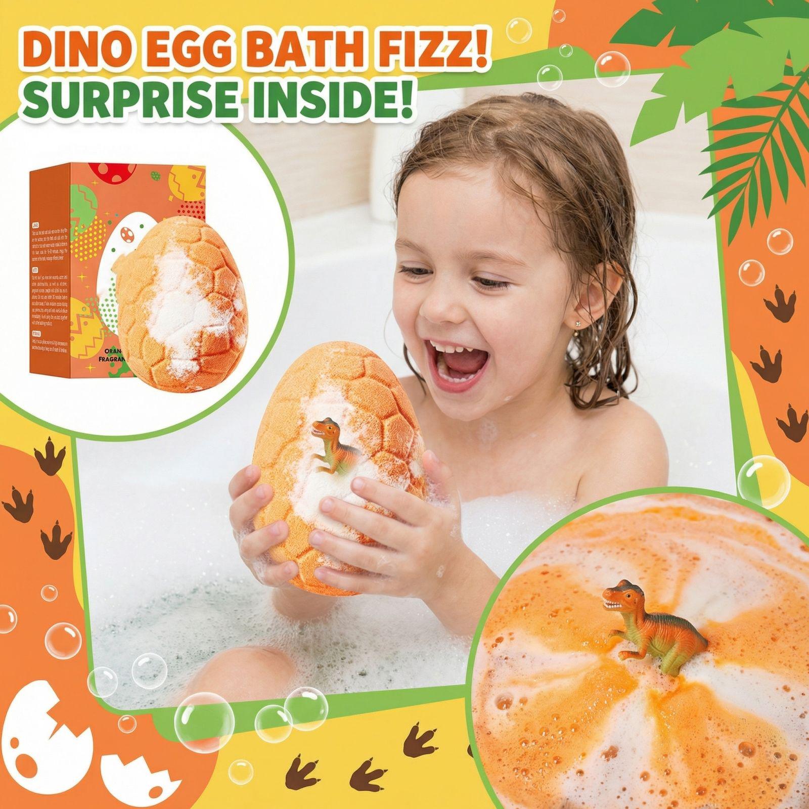 1PCS Dinosaur Egg Bath Ball Bath Toy One Size