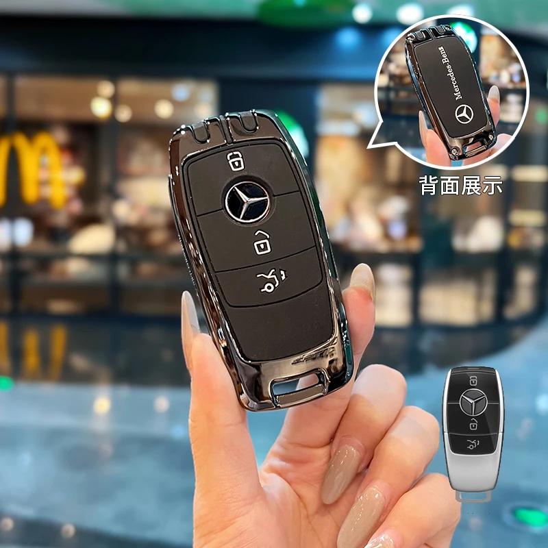 3 Button Remote Car Key Case Cover For Mercedes-Benz E C S Class E300 GLE450 A200 C300 GLC300 W213 W222 S550 S560 Key Shell AS1