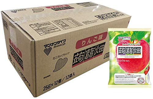 

Mannan Life Konnyaku Hatake со вкусом яблока 25 г x 12 шт. x 12 пакетиков [1 коробка]