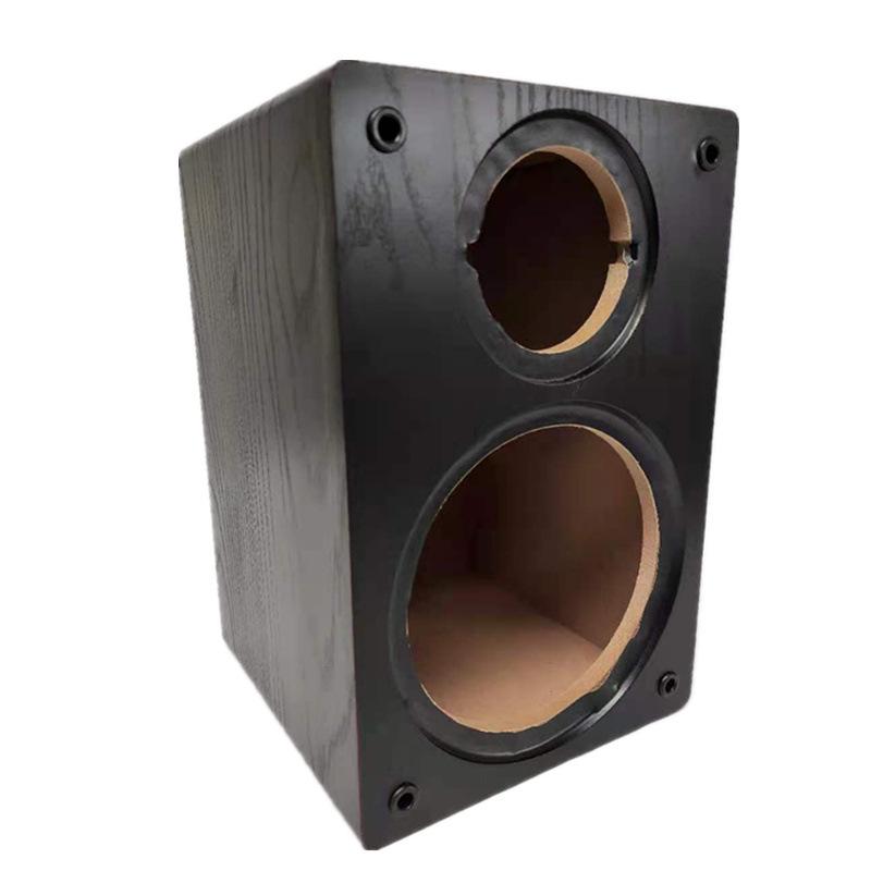 Wooden Bookshelf Speaker Cabinet for 4-10-Inch Horn Speakers: DIY Two-Way Empty Bass Cabinet