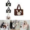 Large Capacity Plush Tote Bag Women Winter New Street Fashion Shoulder Bag