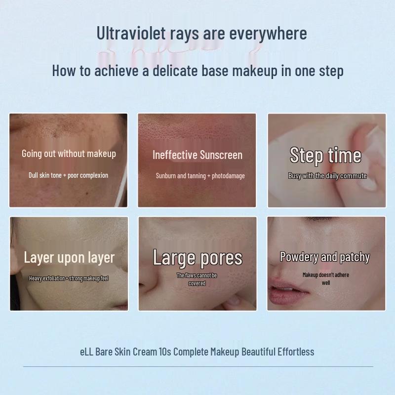 ELL Protector Solar y Prebase Iluminador 3 en 1