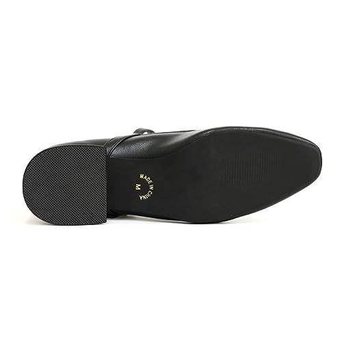 Rika Heel Strap Pumps A6127 Black LL