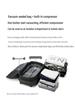 Zaino da Viaggio Premium per Laptop da Uomo - Compressione Sottovuoto a Un Clic, Design Business Casual per Uso Transfrontaliero