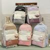Japanese girl versatile high-value new large-capacity men's and women's small fresh ins durable multi-functional backpack