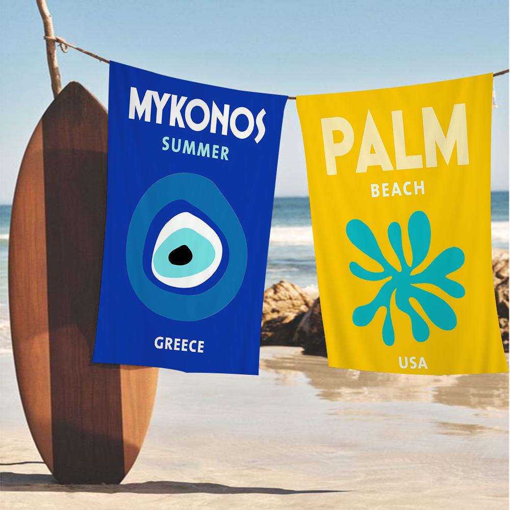 Ka Chen Muda White Ibiza Mykonos Tulum Tuscany Athens Madrid Beach Towel Kids Large Bath Pool Beach Towel Microfiber Absorbent For Swimming Travel