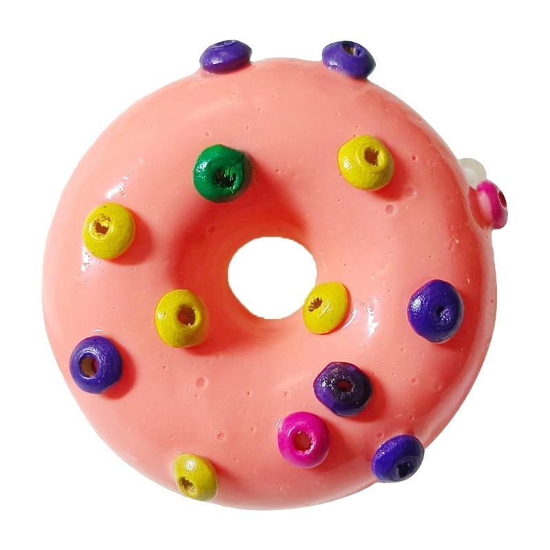 Ciambella Artificiale Morbida Ciambelle Pasta per Pane Antistress Giocattolo Novità Giocattoli da Spremere Modello di Torta Simulazione Decorazione Matrimonio