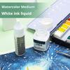 White High-gloss Watercolor Ink 18/35ML Opaque White Ink Hand-painted Comic Pigment for Art Painting Highlights Corrections