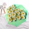 1pc Daisy Heart Automatic Folding Umbrella, Heavy Duty 8 Rib Iron Frame,  Suitable for Travel, Daily Use, Birthday, Decor Gift  52