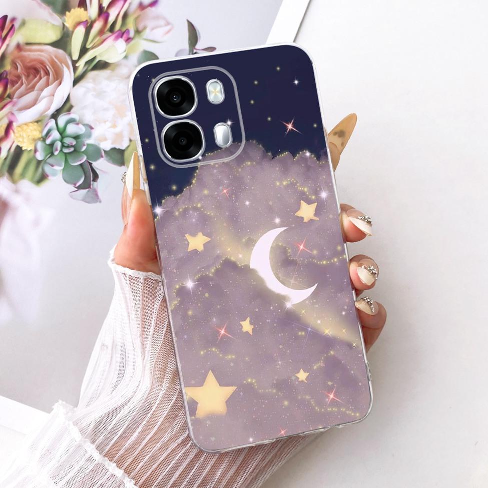 Klares Gehäuse für Oppo A6s 5G Hülle CPH2789 Luxuriös Süß Mode Schmetterling Cool Bemalte Abdeckung für Oppo A6s 4G CPH2815 Handyhülle