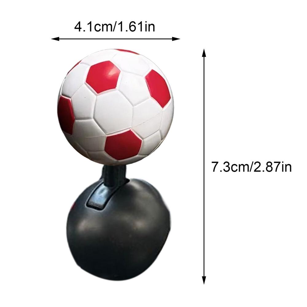 Lustiger Startknopf in Fußballform, selbstklebender Ein-Knopf-Start-Joystick, stilvoller Auto-Startknopf, Wippschalter, Auto-Dekorationszubehör