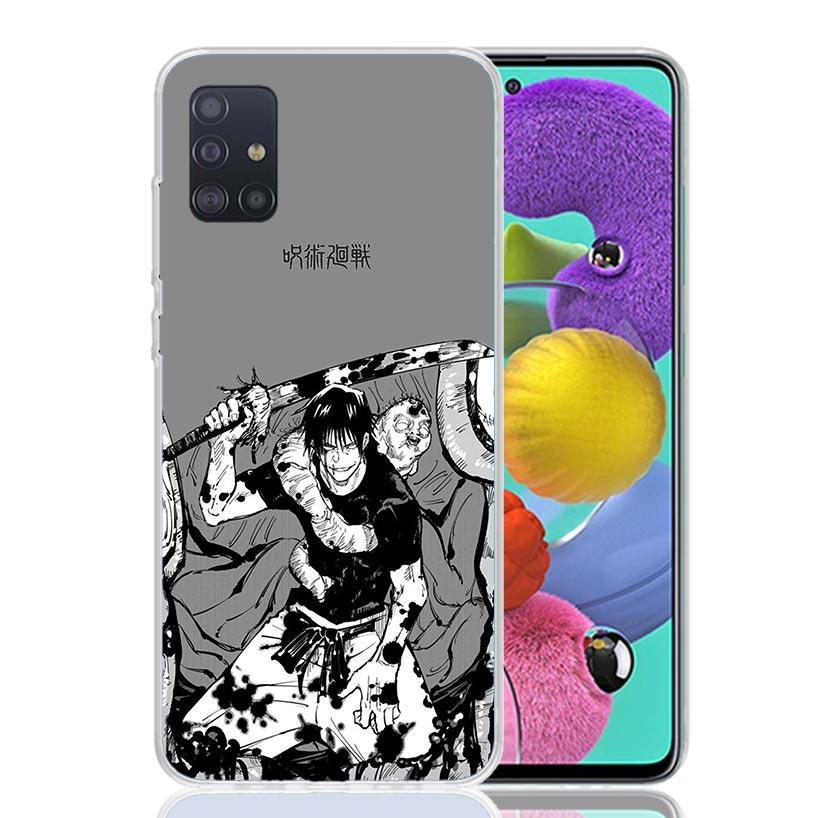 JujuKaisen Fushiguro Toji Phone Case For Samsung Galaxy A52 A32 A22 A12 A02S A50S A30S A51 A31 AA71 Note 20 Ultra 10 S10 Plus Ga