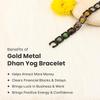 Metal Dhan Yog Bracelet  Black Activate Wealth & Success Energy The Metal Dhan