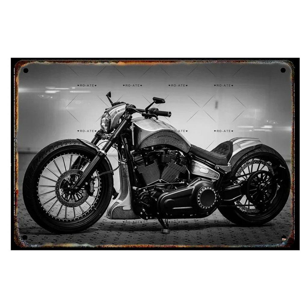Plaque Metal Tin Signs Motorcycles Wall Decoration Vintage Art Posters Iron Painting for Man Cave Home Cafe Garage Club Bar