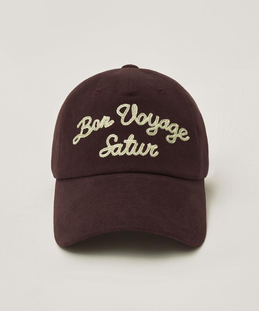 Seteo Bon Voyage 5 Panel Ball Cap Burgundy