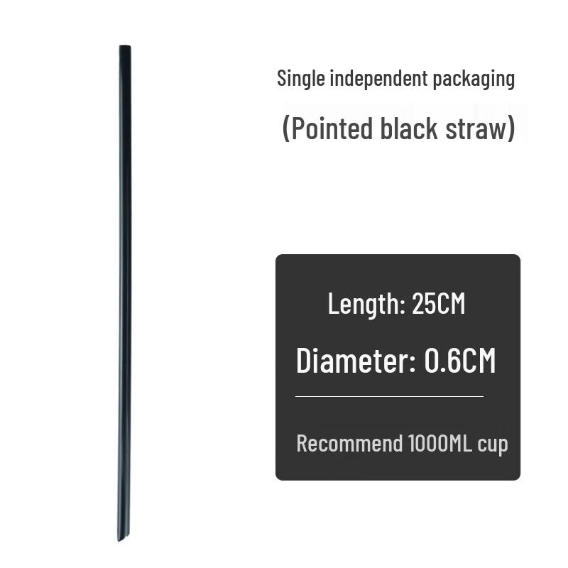 Yuduo Disposable Individually Wrapped Plastic Straws