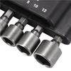 Nut Driver Socket Kit Wrench Screw Long-lasting Craftsmanship Multipurpose Rustproof Simple Operation Home Car Easy Use