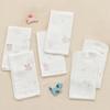 Bamboo Bebe Signature Embossed Handkerchief My Pet 6 Pieces