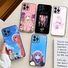 ANIME B-Bocchi The Rock-l For IPhone 13,17,11,12,16,14,15,Plus,Pro Max Soft Silicone Black Phone Case