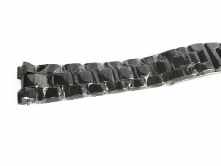 King Watch Parts Kompatibel mit Keramikarmband für J12 Aftermarket [Import Original] J12, Uhr, 19mm, Schwarz,