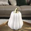 Nordic Creative White Ceramic Pumpkin Decor Desktop Ornament Halloween Gift Home Decoration