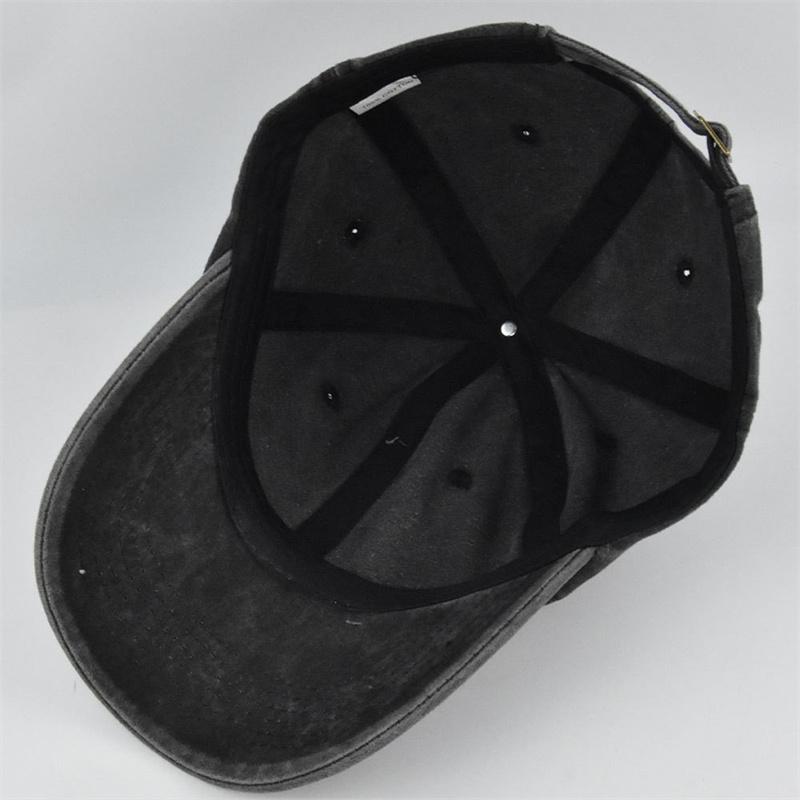 Retro Washed Aged Baseball Hat Fashion Letter Printed Peaked Caps Solid Color Duck Tongue Cap Men Women Sun Visor
