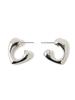 Ray Beams Nuance Heart Earrings, Women's, Silver Free