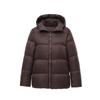 Autumn and winter light down jacket women's white duck down short thickened bread jacket loose hooded jacket
