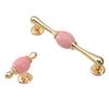 A34R Fashion  Cabinet Handle Golden Kitchen Cupboard Door Handle European Style White Furniture Handle'