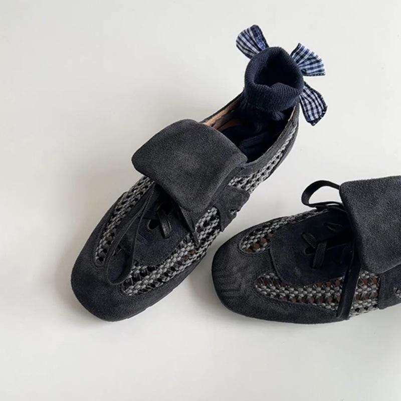 

Lan Cabinet Edition~ Новые ретро плетеные полые и дышащие немецкие тренировочные туфли женские универсальные матовые кожаные спортивные и для отдыха кроссовки Forrest Gump 40