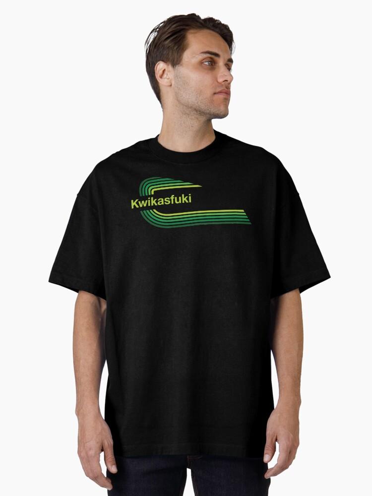 Cross Road Kwikasfuki - Seventies Green Oversized Unisex T-Shirt