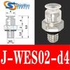 Vacuum Suction Cup & Nozzle for Robot Arm Accessories (Models J-WES01-d2, J-WES02-d4, WEP01-d2)