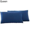 2st enfärgad kung drottning kuddfodral hem sovrum säng kuddfodral dekor