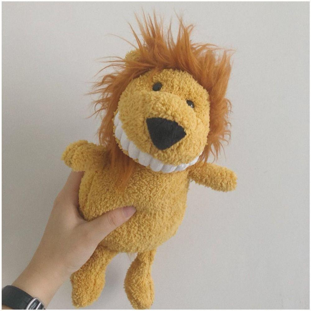 

Мягкая улыбающаяся плюшевая игрушка с большими зубами 30 см, свадебные подарки, забавная кукла-животное Lion