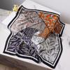 Silk Women's Square Scarf - Chinese Style Headscarf for Spring, Summer, Autumn - Neck Protection & Warmer - Elegant Thin Mom Style