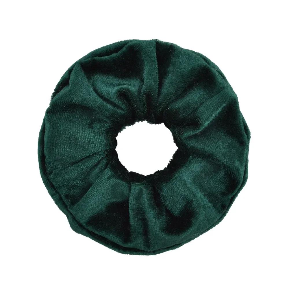 1 stuks Effen Kleuren Fluwelen Haar Scrunchies Dames Meisjes Paardenstaart Houder Hoofdband Elastische Haarbanden Haaraccessoires