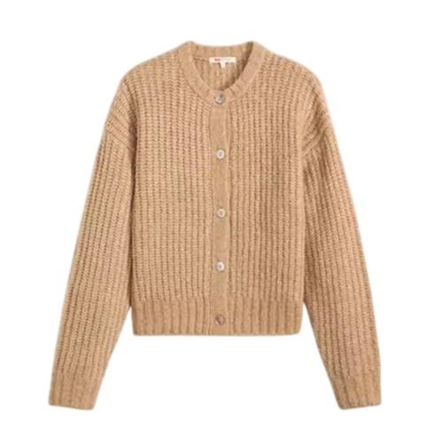 Levis Cardigan Luna cu gât rotund și mânecă lungă pentru femei/doamne