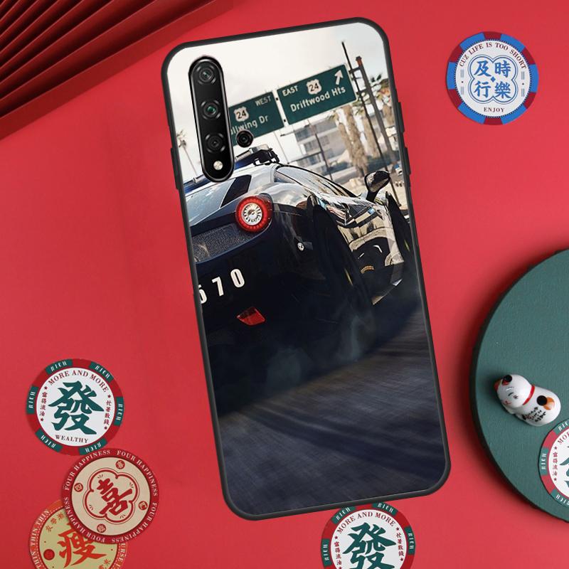 

Police Car For Huawei Nova Y73 Y72 Y61 Y91 Y90 Y70 Y60 12s 12i 11i 8i 9 10 SE P60 Pro P30 P40 Lite Case Huawei Nova 9