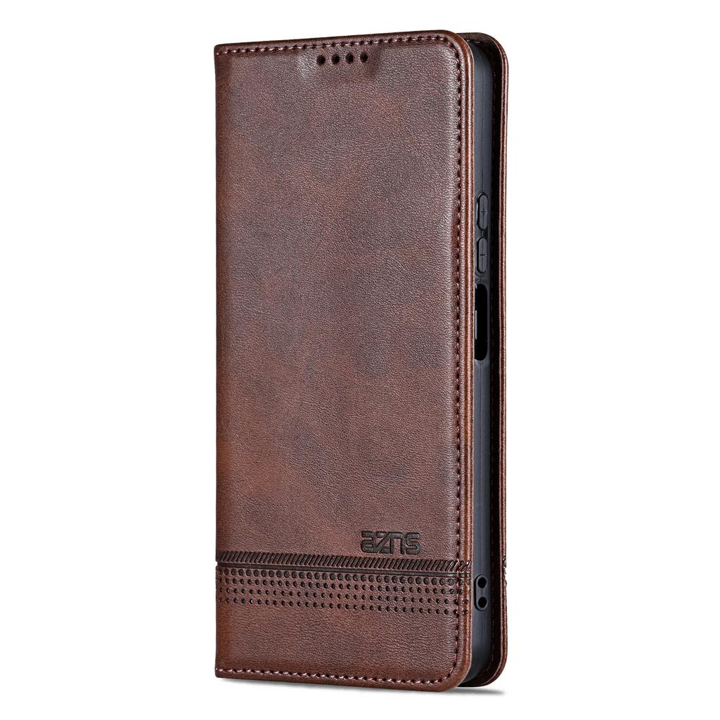 AZNS For Huawei Nova 14 Pro 5G Case Cowhide Texture PU Leather Wallet Phone Cover