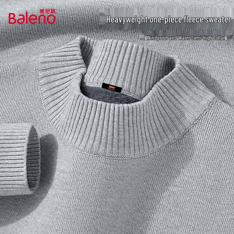 Baleno Men's Thickened Thermal Knit Sweater